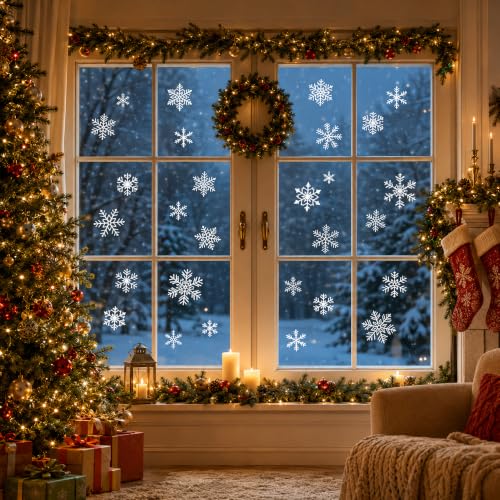 Christmas Snowflakes Window Clings for Christmas Decorations 152Y8ENXK2ON5, 10% Stock:1000 - image 6