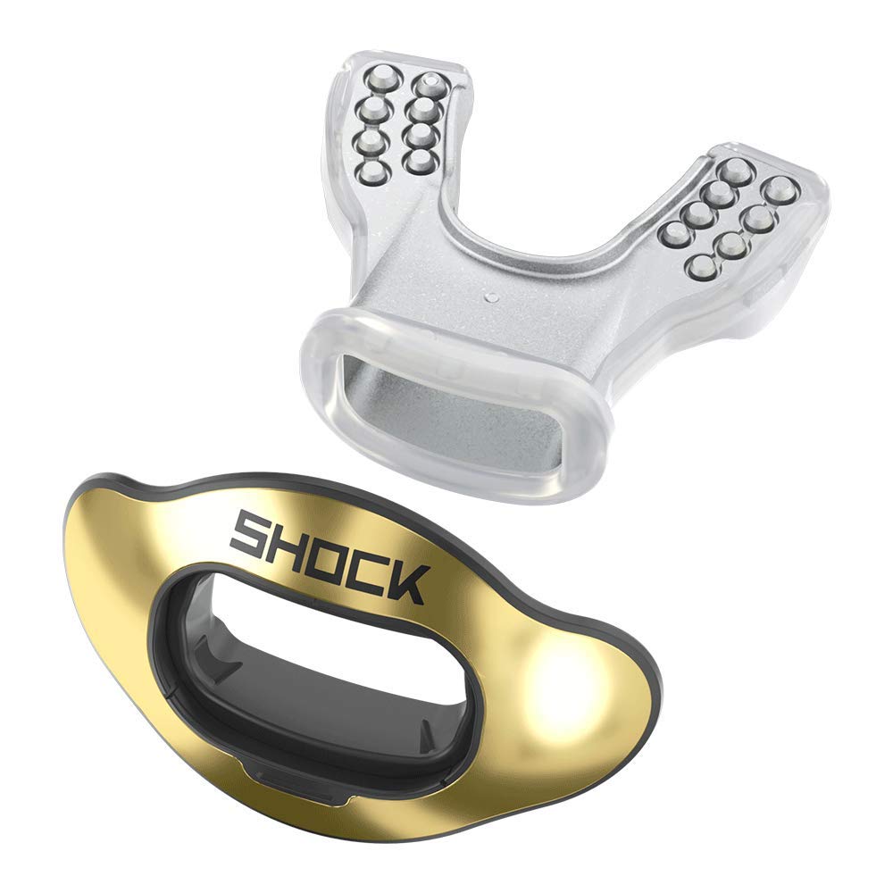 Shock Doctor39-99-21 Interchange Mouthguard Gold Chrome OSFA-OSFA