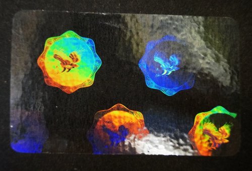 10 Eagle Seal Hologram Self Stick ID Overlays, Thin .05 Mil