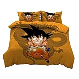 Ausgezeichnetes 3D-Anime-Dragon Ball-Druckmuster. Fade-Resistant und Wrinkle-Resistant, ein Muss für Anime-Fans.