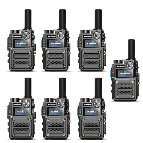 Image of (Heavy Duty) Lifetime Free Unlimited Range Long Range Walkie Talkies for Adults Rapid 4G LTE PoC Two Way Radios Long Distance with Nationwide Range for Team Management,Truck Fleet(7-Pack)