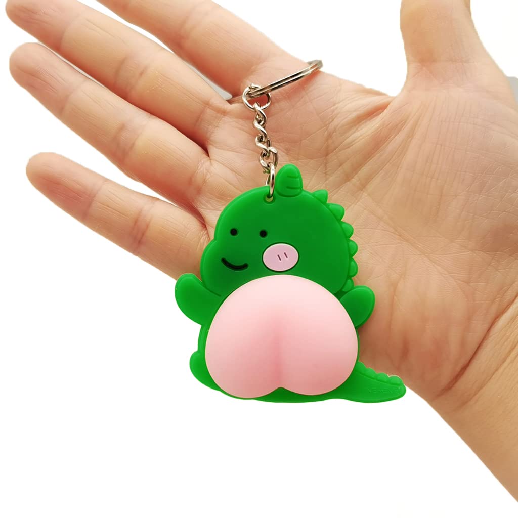 Amazon.co.jp: BOGEEL 2インチ キーホルダー ハンドスクイーズ お尻