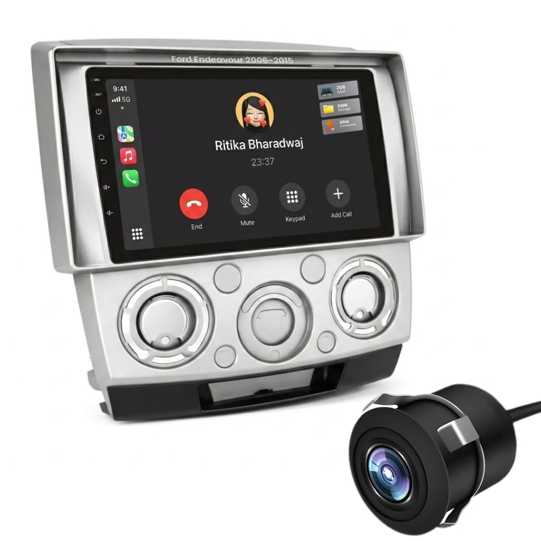 endeavour old original qled 9” zlink car android stereo | os 13 | 2gb+32gb | display support car play & android auto | incl. ahd rear camera & frame - 1 year warranty