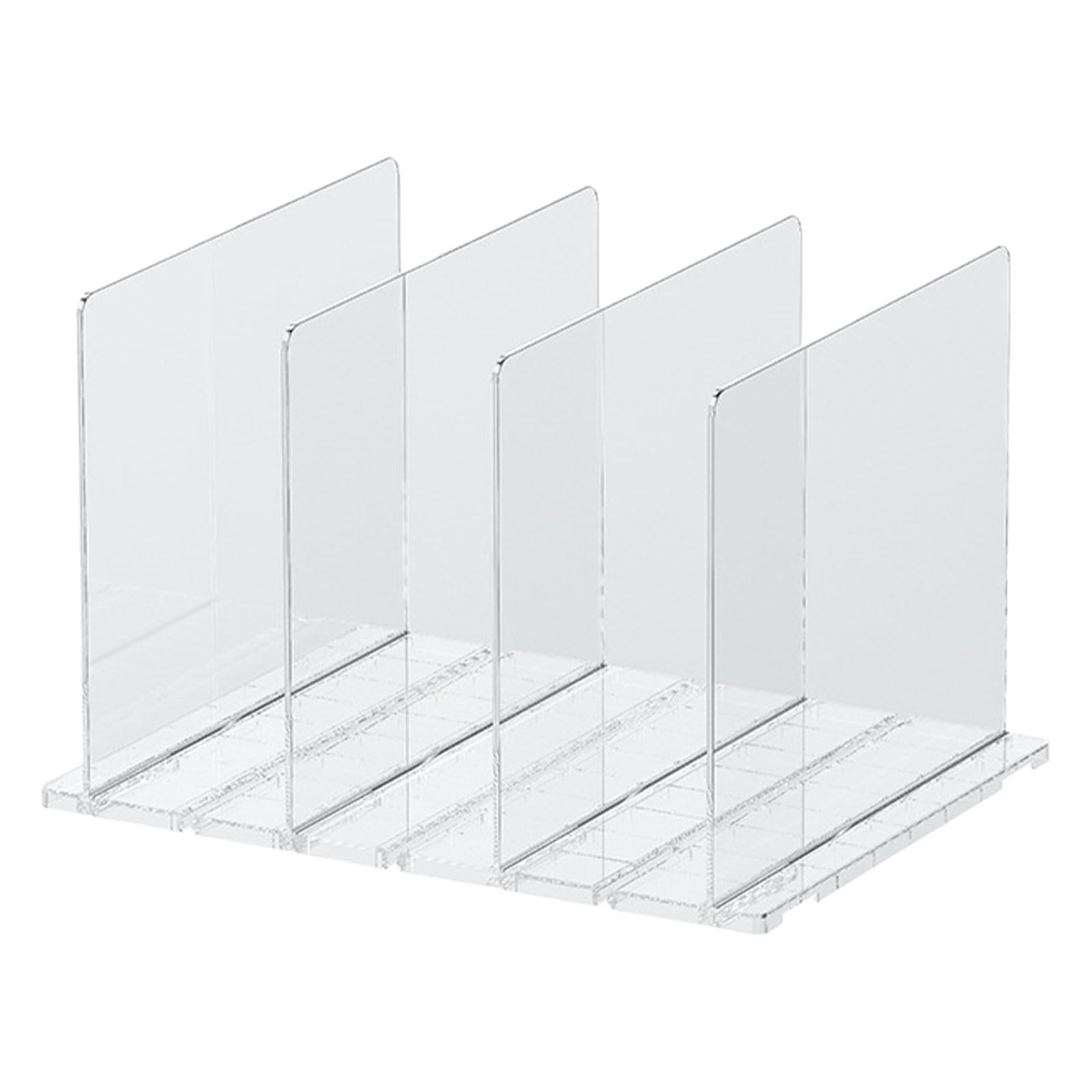 HZBB Multipurpose Sturdy Shelf Organizers Accessory Portable for Bedroom Clutter Control Elegant Designs Divider Easy to Use Shelf Divider