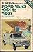 Produktbild Chilton's Repair & Tune-up Guide, Ford Vans, 1961 to 1980: All 1-2, 3-4, and 1 ton models : E-100, E-150, E-200, E-250, E-300, E-350
