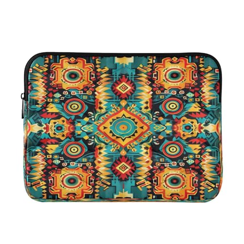 Funda para portátil 13-14 pulgadas impermeable con diseño étnico