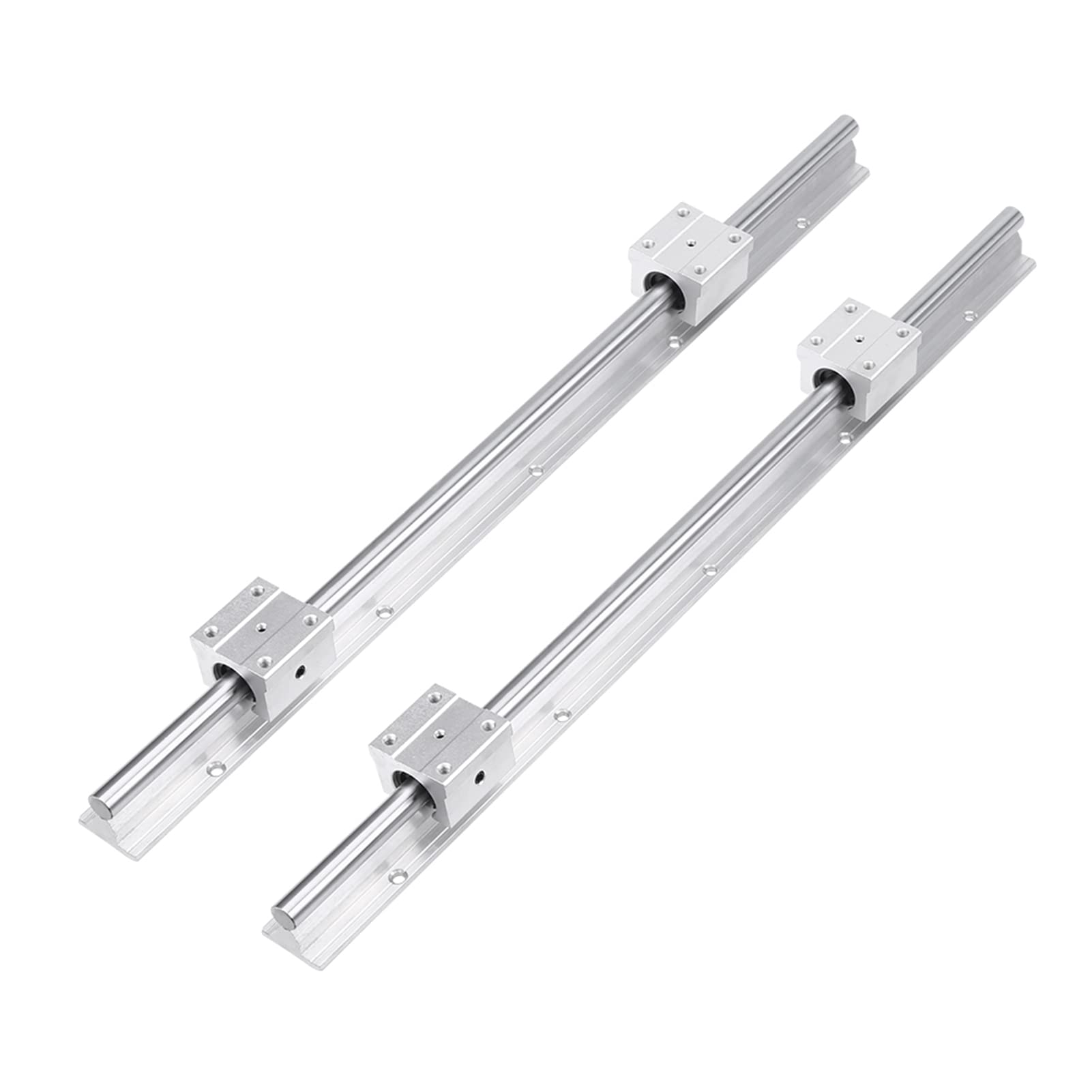 Alomejor Metalowa Szyna Liniowa 500mm, Pre-drilled Holes, for Prowadnice