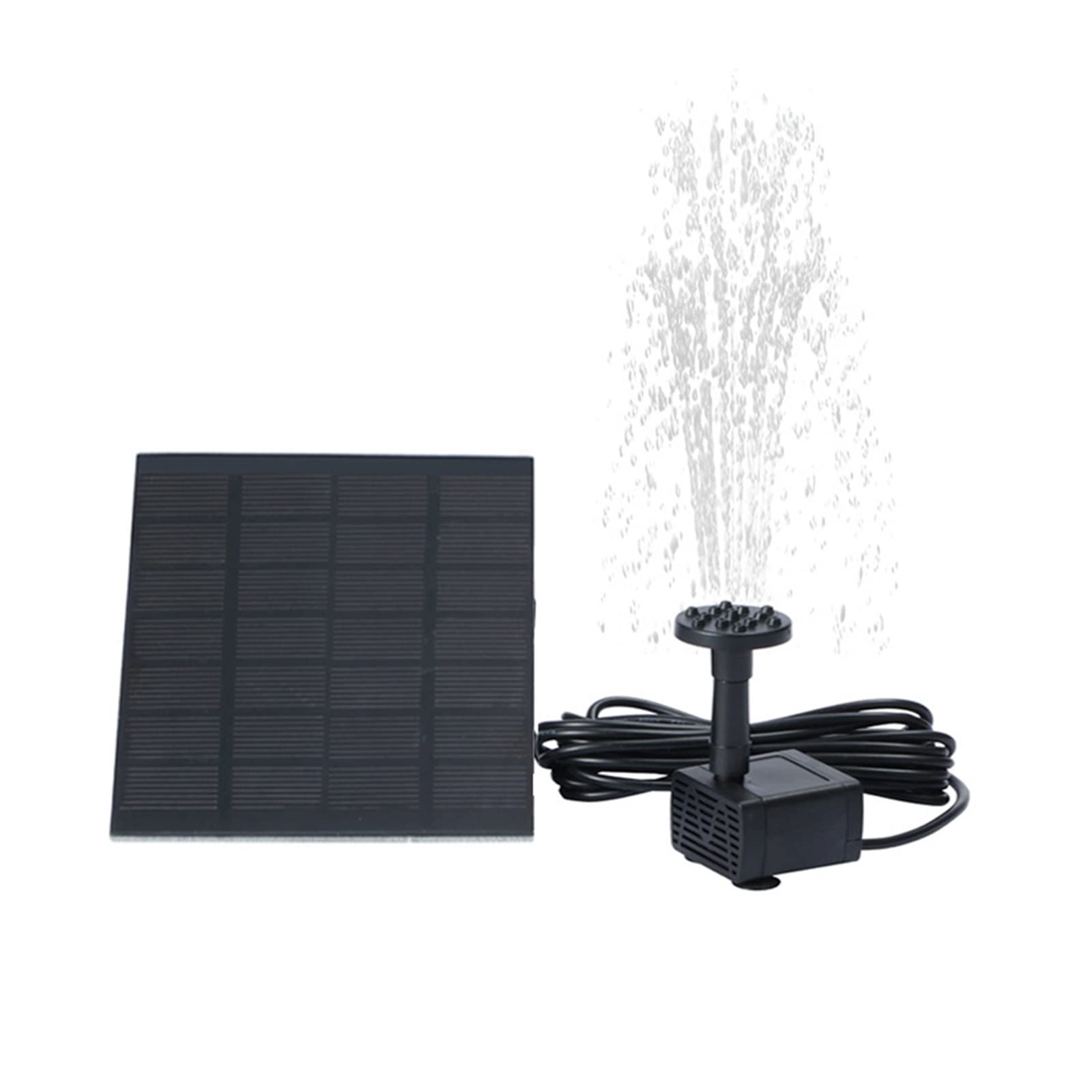 Solar Water Pond Pump Multifunctional with 6 Nozzles Aquarium fountain Decorative Props Portable for Pool Fountain Submersible Efficient Use Of Energy