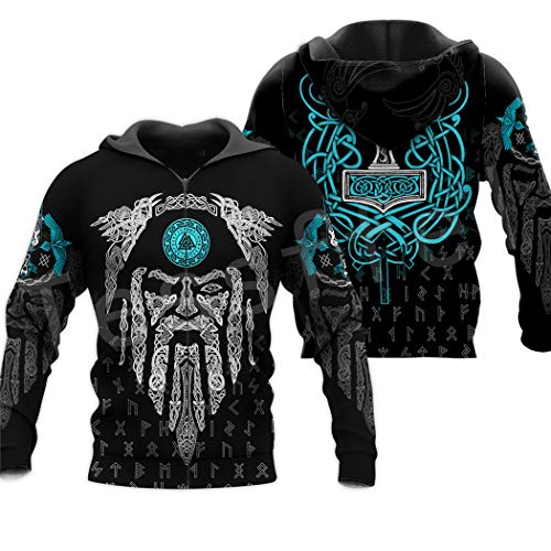 Combinaison zippée style Viking avec détails d'impression 3D premium