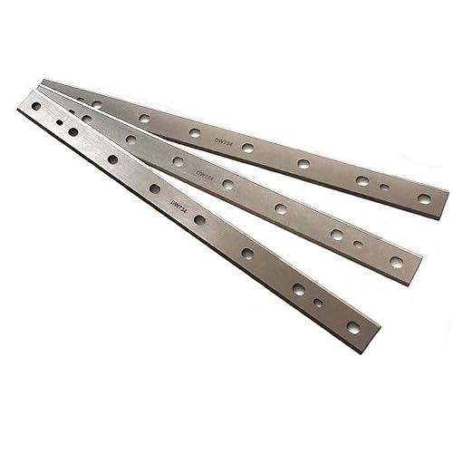 OSCARBIDE 12-12 pulgadas HSS cepilladora cuchillas 3 piezasjuego, para DeWalt DW734 cepilladora, cuchillas de cepillado de repuesto DW7342