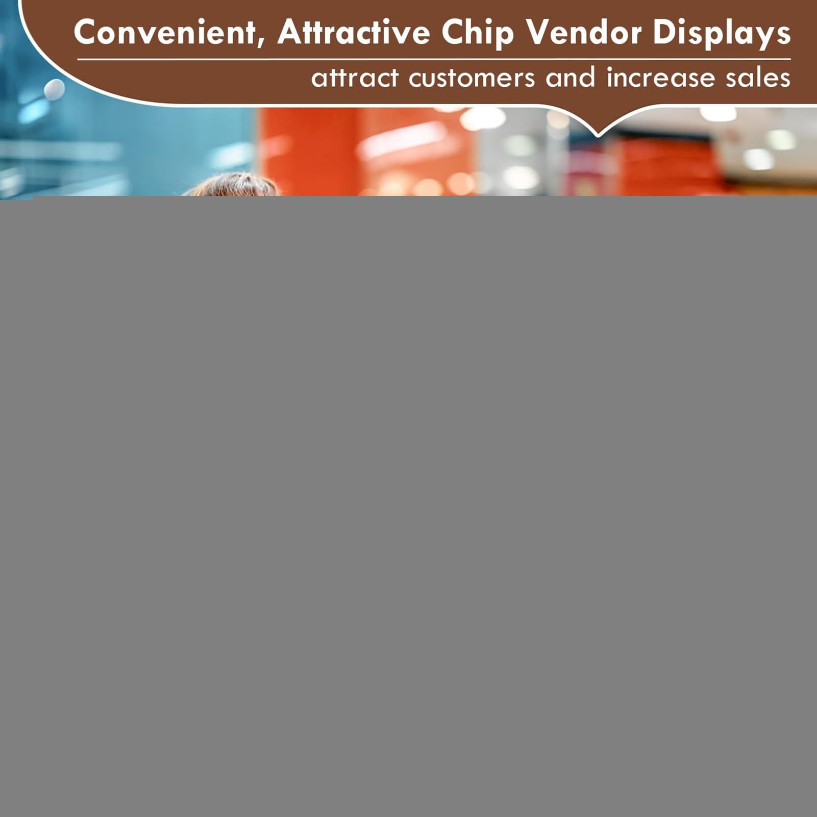 Genérico Organizer per aperitivi, organizer girevole per snack con 5 livelli e 40 ganci, stazione di stoccaggio per dolci e alimenti in casa e negozi