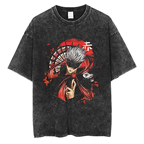 QAHEART JJK Itadori Yuji T Shirt,Geto Suguru Cosplay Costume T Shirts, Casual Fashion Round Neck Short Sleeve Shirt