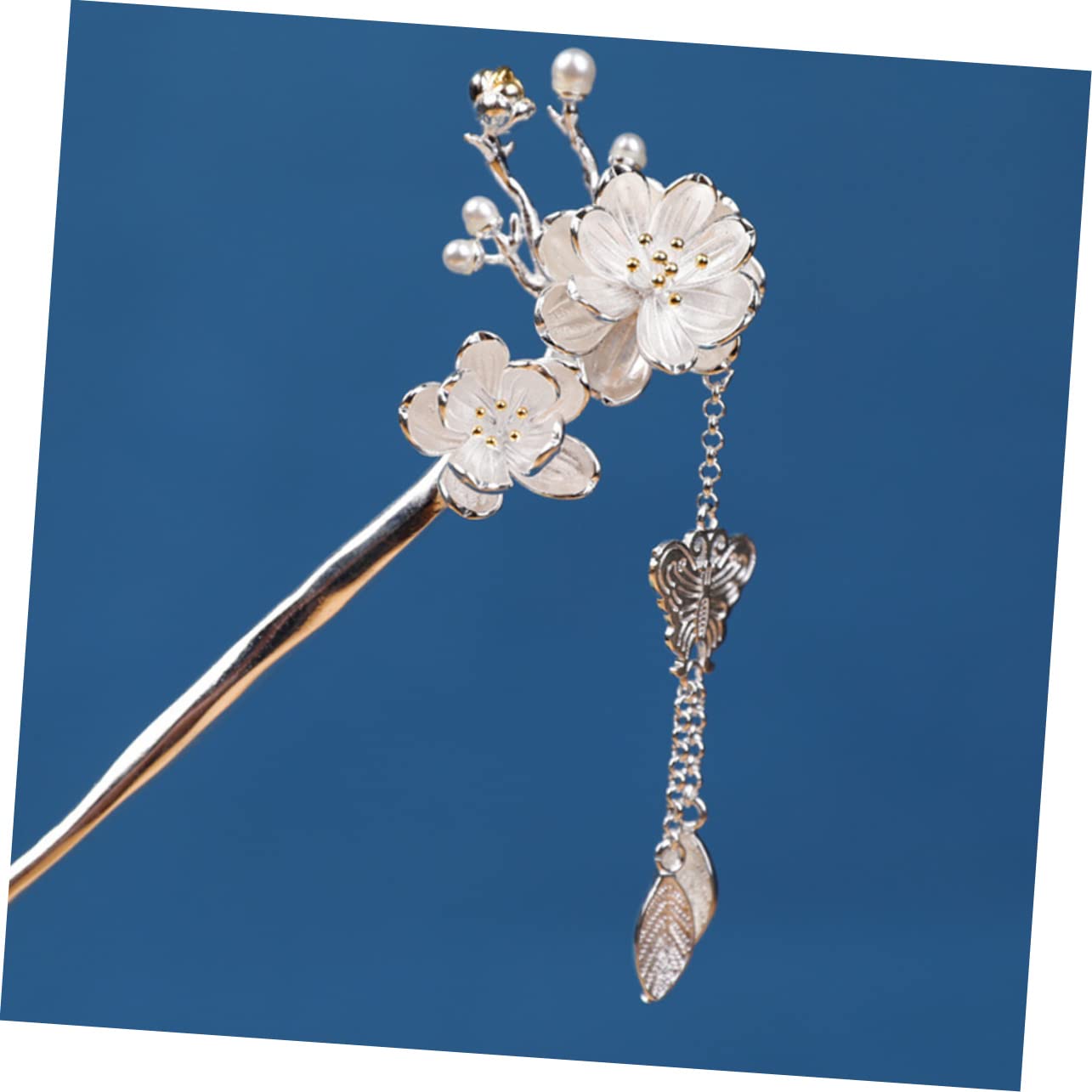 Housoutil 3stücke Haarnadel Pflaumenblüte Und Quaste Für Chinesische Haarforke Retro Haaraccessoire Für Hochsteckfrisuren Und Stylings Für Zu Besonderen Anlässen