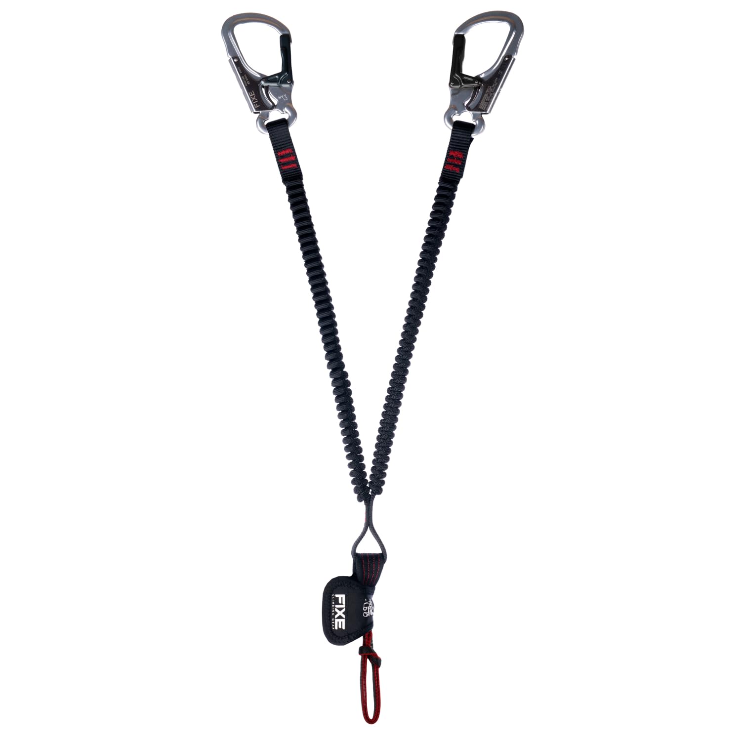 Fixe - Via Ferrata Ferratum Cinchless, système breveté sans étranglement harnais, design compact et léger, bras extensibles PES, mousquetons double fermeture, EN958:2024