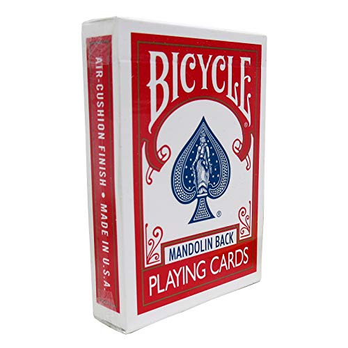 Bicycle 809 Naipes Mandolin Back Rojos