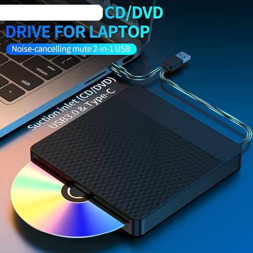Unidad externa de DVD Slot Loading USB miniatura 6
