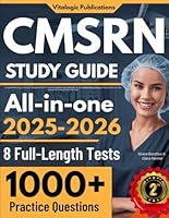 CMSRN Study Guide: Complete Med Surg Certification Review with 1000+ Practice Questions and Rationales for the Certified Medical-Surgical Registered Nurse Exam (Includes 8 Full-Length Practice Tests) 1969228059 Book Cover