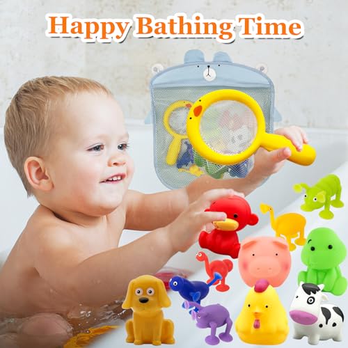 Angusiasm 19 BATH SET Suction Bath Toys For Toddler-1-3 - Mold Free Bath Toy thumb #2