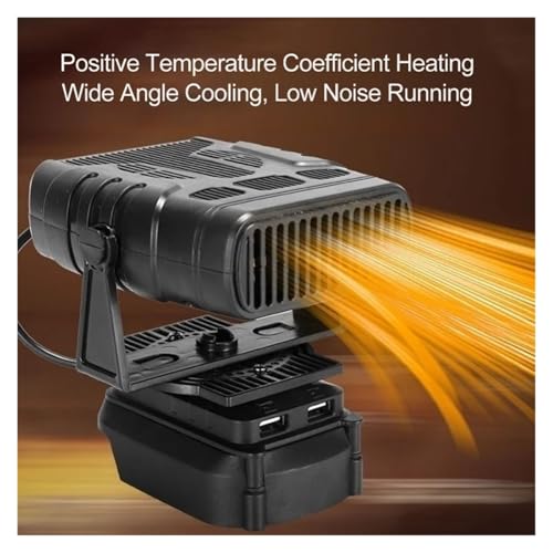 Chauffage d'appoint sans fil thermique portable double USB pour BL1850