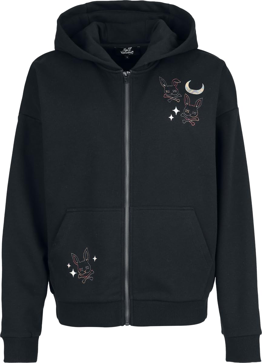 Full Volume by EMP Damen Kapuzenjacke Cute Morbid schwarz