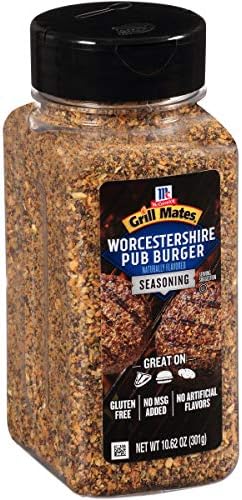 McCormick Grill Mates Worcestershire Pub Burger Seasoning, 10.62 Ounce