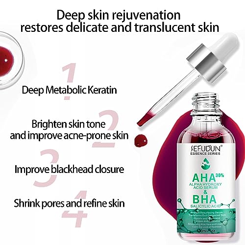 Aha 30% + Bha 2% Dark Spot Remover For Face, Peeling Solution Aha Bha ...