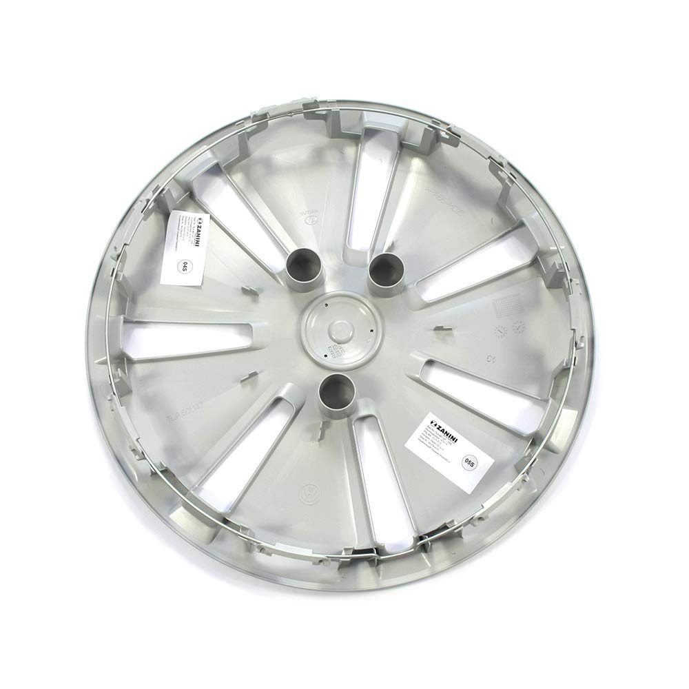 Volkswagen 7LA6011471ZX Radzierblende (1 Stück) Radblende Radkappe Radvollblende, feinsilber