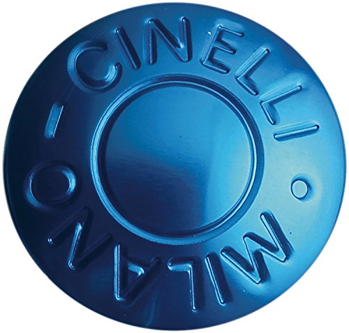 Colores pop Cinelli, Milano - 2 Tappi protettivi per estremità Barre, Blu (Blu), Taglia Unica