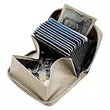 [VENDAGO] ミニ 財布 コンパクト レディース メンズ 二つ折り財布 本革 大容量 お札が折れない じゃばらカードケース 小銭入れ 牛革 小さい 母の日 プレゼント
