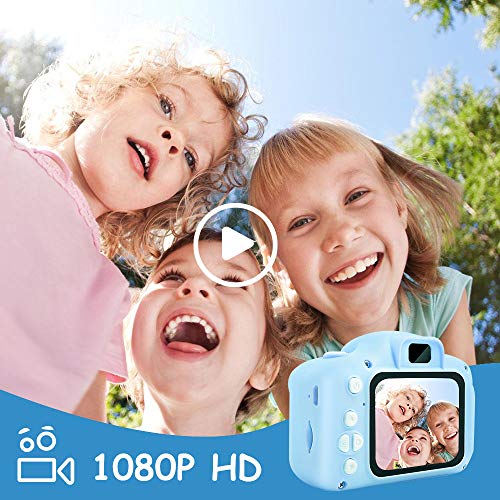 Maydolly Kids Camera, Kids Digital Camera Video Recorder for Girls and Boys 3-12 with SD Card and Games, 1080P HD Toy Camera for Toddlers and Children Gift, Blue - Thumbnail 5