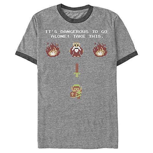 T-shirt Nintendo homme taille L noir à manches courtes casual