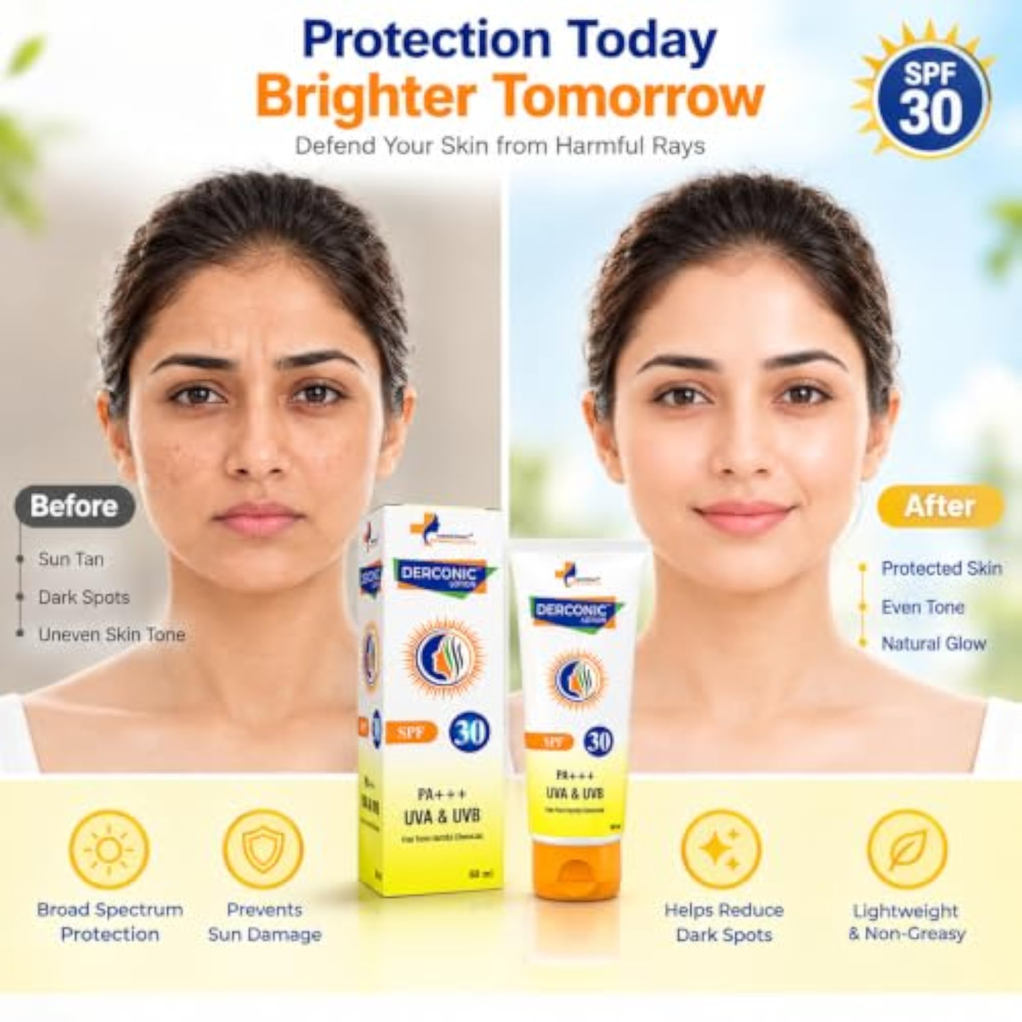 Derconic Hydrating & Soothing Skin Lotion, Daily Moisturizer
