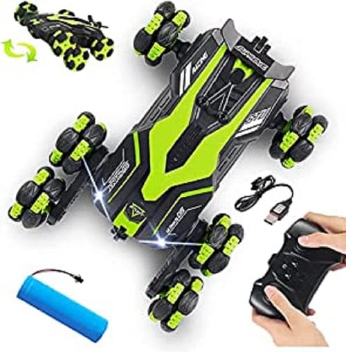 Crizer RC Drift Laser Stunt Car 2.4G RC 6 Wheels Climbing Spray Drift Stunt Car 360° Rotating Spinning High Speed Telescopic Remote Control Rc Twisting Off-Road Monster Toy Car (B0C3HR1VNF) Amazon Price History, Amazon Price Tracker