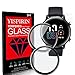 Produktbild YISPIRIN Kompatibel mit HONOR Magic Watch 2 42mm Schutzfolie [2-Stück], 3D Kante Displayschutzfolie, Vollabdeckung, Anti-Kratzer, PMMA Displayschutzfolie für HONOR Magic Watch 2 42mm