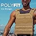 Polyfit Curved Weight Vest Plates - 9LB (Pair)