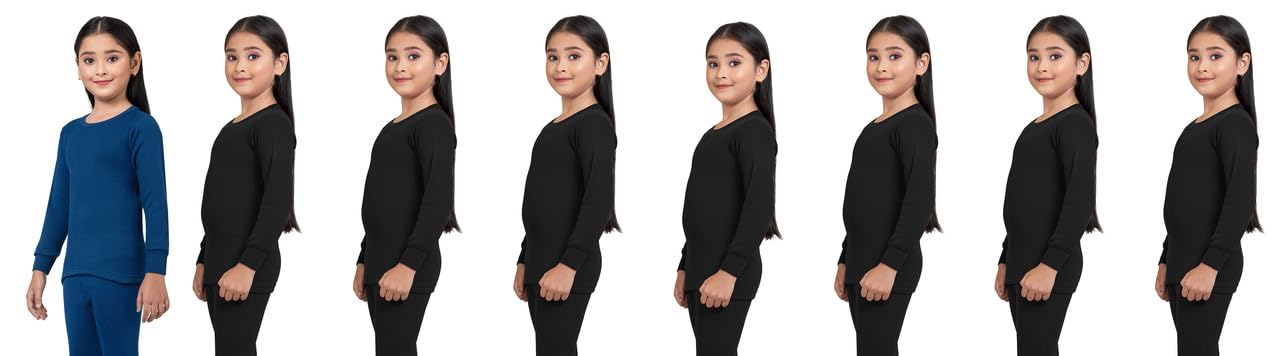 Womens Blended Cotton Oswal Thermal Round Neck Full Sleeves Top Inner Woolen Wear for Winter (Pack of 8)-image-34