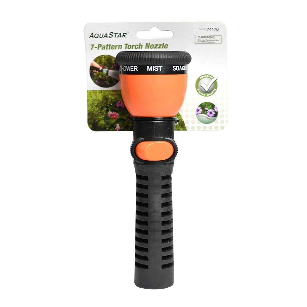 Thrifco Plumbing 8430355 7-Pattern Torch Nozzle With Soft Grip