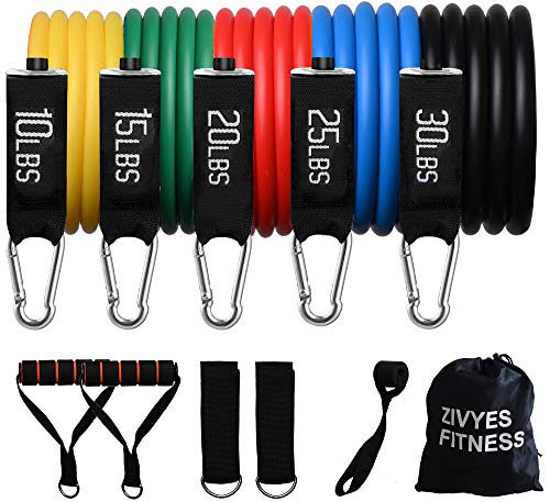 Élastique musculation 100lbs pour tonifier le corps et perdre du gras
