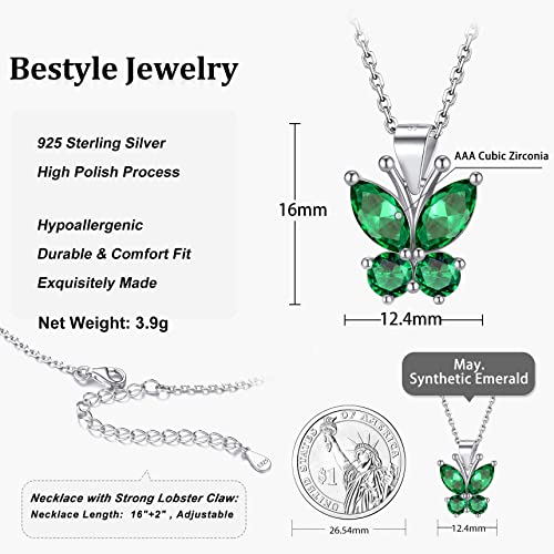 Bestyle BTP27303B-5 Flying Butterfly Necklaces thumb #6