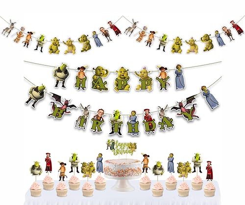 Seyal® Shrk Theme Birthday Party Supplies