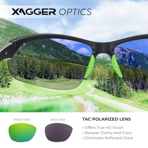 Image of Polarized Sport Sunglasses for Men Women Wrap Around UV400 Running Baseball Softball Fishing Driving Glasses