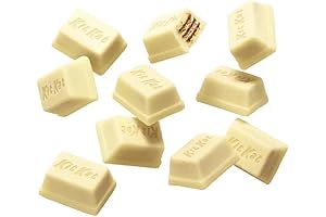 White Kit Kat Candy - Mini Crisp Wafers Covered in White Crème in Bulk