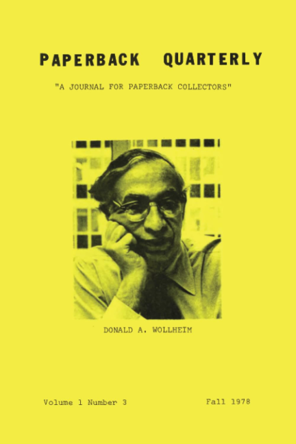 Paperback Quarterly (Fall 1978): Vol. 1 No. 3
