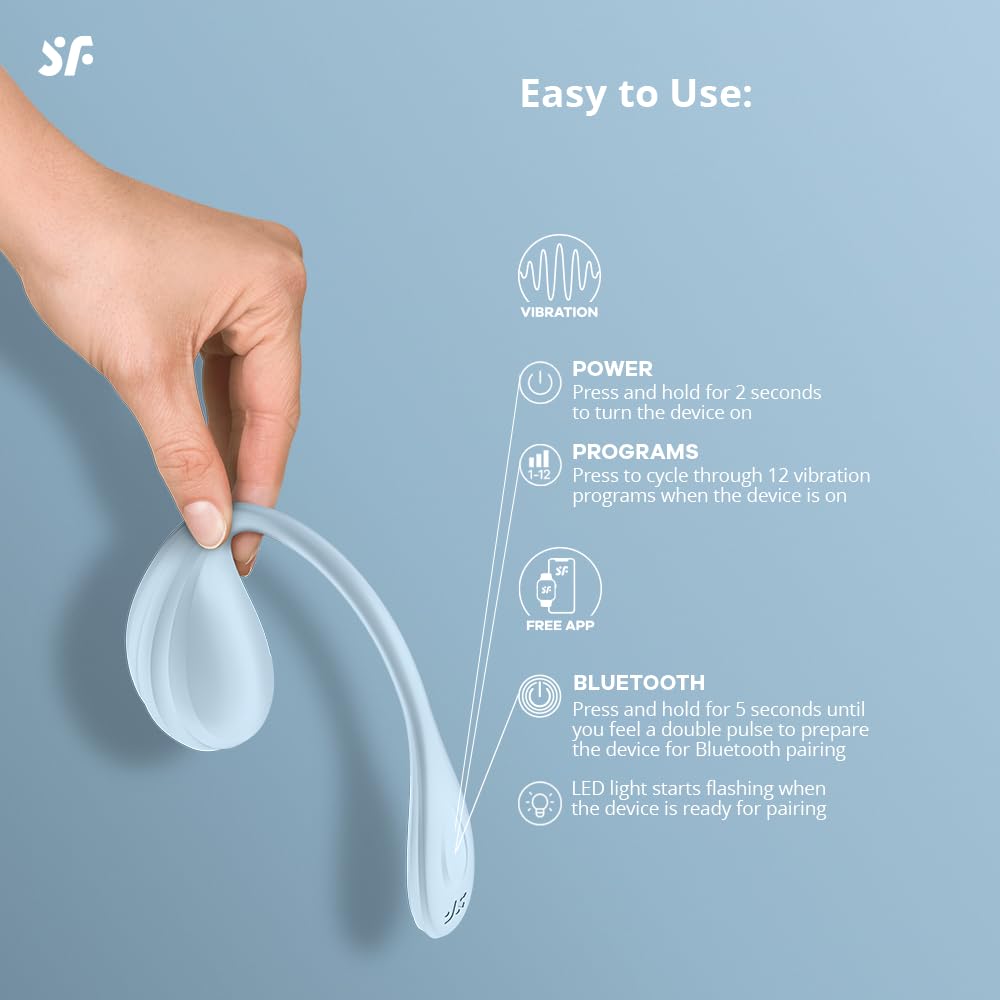 Amazon.com: Satisfyer Smooth Petal Connect App Vibrator Sex Toy | Adult  Toys for Women | Wearable Vibrator + APP | Vibrating Sexual Pleasure Device  | Stimulation Vibrators
