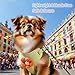 Cute Small Dog Harness with Daisy Embroidery, Breathable Dog Vest Adjustable Pet Puppy Harness Suitable for Walking, Running, Training, Everyday Wear