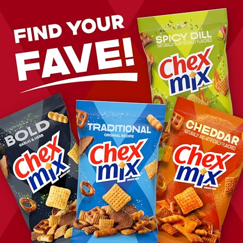Chex Mix Hot and Spicy Savory Snack Mix, Family Size, Snack Bag, 13.5 oz image 9