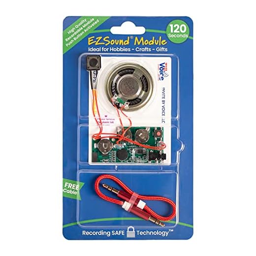 EZSound Module - Push Button Activated - Easy to Record - 120 Seconds Recording - High Sound Quality