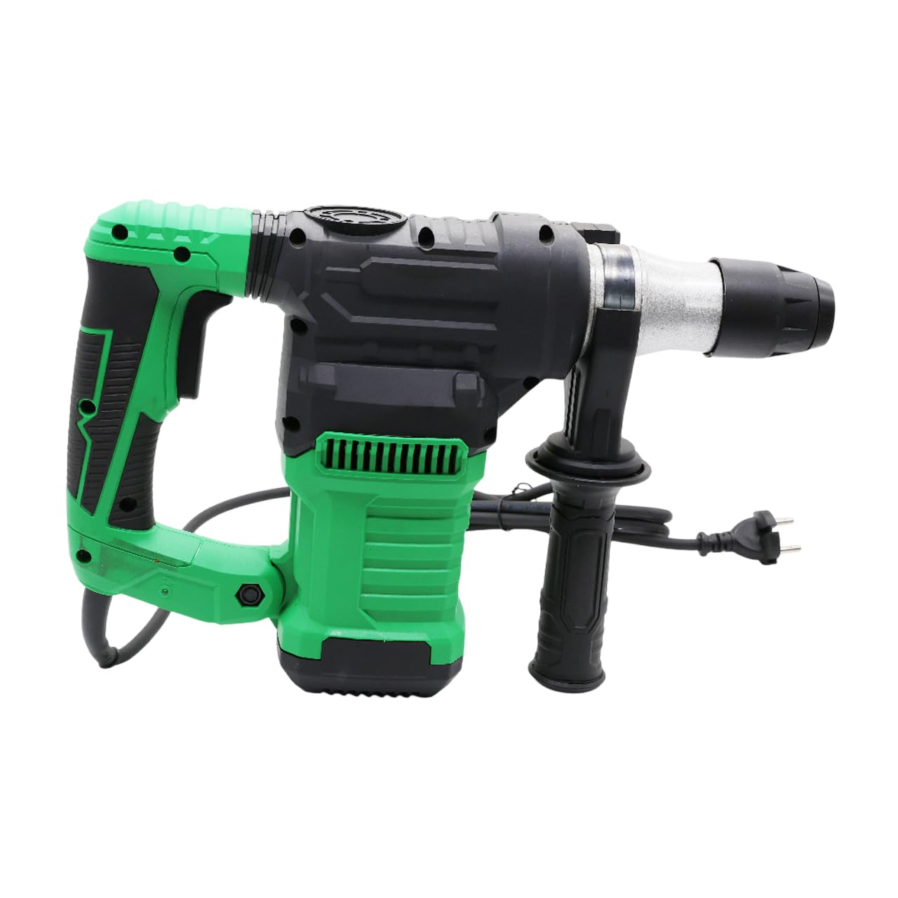 FP-TECH Martello Perforatore Demolitore 1500W 6J SDS Plus | 4 Funzioni, 6 Velocità Variabili, Anti-Vibrazione, Frizione di Sicurezza, Foratura e Scalpello con Valigetta