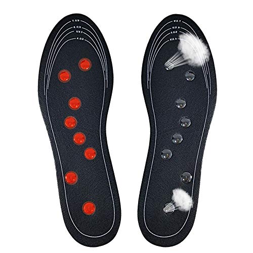 Semelle de Massage Réflexologie,AIDUE Semelle Massage Magnétique Respirant Coussins en Gel pour Hommes, Soulager la Douleur des Pieds et Lutter Contre la Fasciite Plantaire (EUR 36-41)
