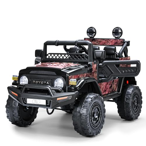 FUNTOK Licensed FJ Cruiser 12V 7AH Ride On Truck,...